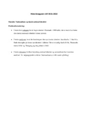Nationalisme og dansk national identitet | Historie