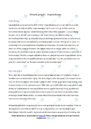 Imperialismen | Historie Projekt | Noter