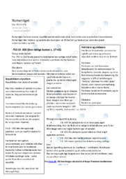 Romerriget | Historie noter