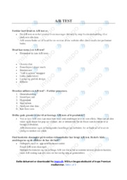 AB TEST | Noter Informatik | Tjek vores gode noter her