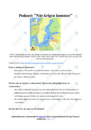 Når krigen kommer | Historie