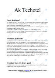 Ak Techotel | Noter i Informatik | Over 3 sider
