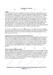 Medicin | Noter i International Økonomi | Over 1 side