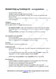 Dramaturgi & Filmanalyse | Mediefag