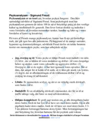 Psykologiske Retninger | Psykologi | Tjek vores gode noter her