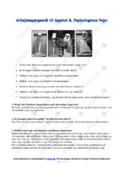 Spørgsmål 1-7 til kapitel 8 | Noter Psykologi