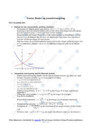 Rente- og annuitetsregning | Matematik