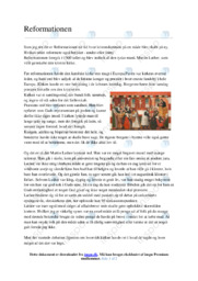 Reformationen | Religion