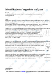 Identifikation af organiske stoftyper  | Kemi Rapport