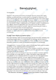 Bæredygtighed | Opgave