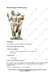 Afrodite og Pan | Skulpturanalyse | Ukendt