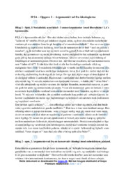 Argumentér ud fra ideologierne | Analyse
