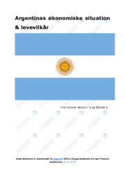 Argentinas økonomiske situation | Analyse | SO