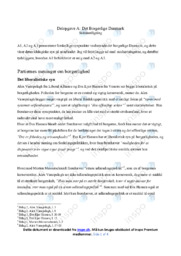 Det Borgerlige Danmark | Sammenligning
