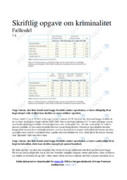 Kriminalitet | Analyse