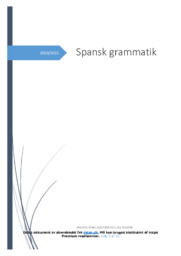 Yndlingsverber og grammatik | Noter