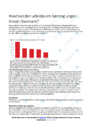 Børn og unges trivsel i Danmark | Opgave