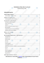 Demokratisk Deltagelse | Samfundsfag