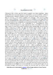 Dansk politik 2020 | Samfundsfag