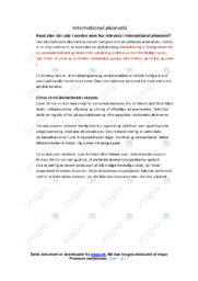 Covid-19 & Økonomien I Verden | Noter International Økonomi