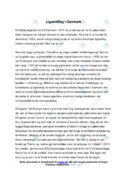 Ligestilling i Danmark | Samfundsfag