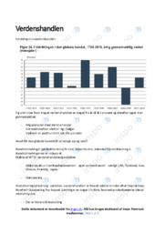 Verdenshandlen | Noter i International økonomi | Over 5 sider
