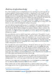 Ændring af arbejdsmarkedet | Opgave