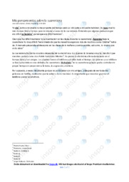 Mis pensamientos sobre la cuarentena | Opgave