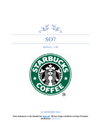 Starbucks | CSR | SO7
