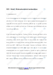 Møbelfabrik AS | Noter Rapport SO