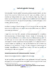 Fastfood-markedet i Danmark | Afsætning Case