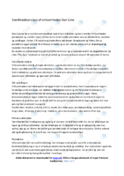 Dan Cake | Værdikædeanalyse | Noter Afsætning