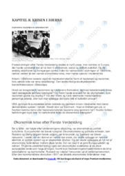 Økonomisk krise efter Første Verdenskrig | Noter | DHO