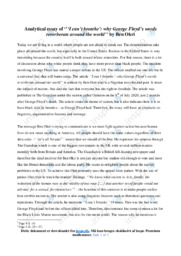 I can’t breathe | George Floyd | by Ben Okri | Analytical essay