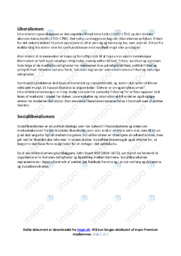 Liberalismen | Samfundsfag Noter