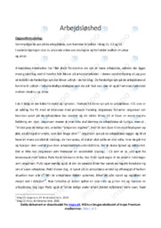 Arbejdsløshed | Opgave