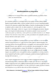 Identitetsdannelse og integration | Analyse