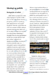 Ideologi og politik | Opgave
