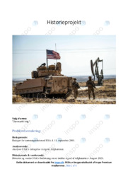 Terrorangrebet mod USA d. 11. september 2001 | Historie