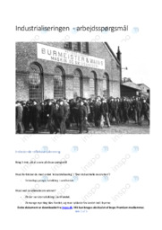Industrialiseringen | Noter Historie