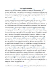 Danskerne elsker fællessang | Essay | Opgave i dansk