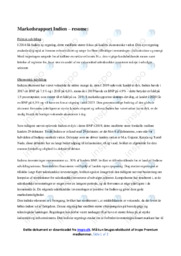 Markedsrapport Indien | Noter International økonomi