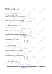 Opgave 1-3 | Test Matematik