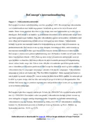 BoConcept’s internationalisering | Afsætning Case