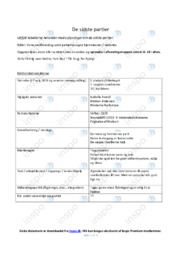 De sidste partier | Noter Samfundsfag