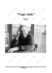 Fugls føde | SSO