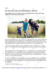 Klimaschutz im Alltag | Noter i tysk | Over 3 sider