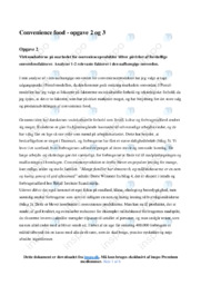 Convenience food | Opgave 2 og 3