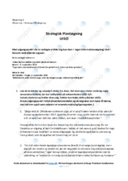 Lego | Strategisk Planlægning | Afsætning