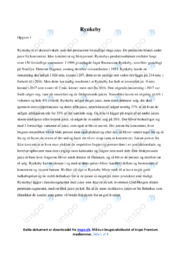 Rynkeby | Analyse | Opgave 1-2 | Afsætning